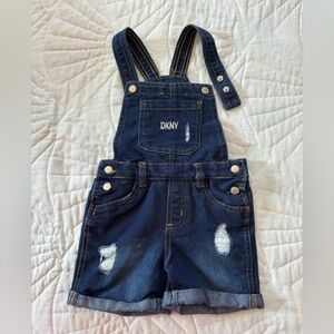 DKNY Kids Dark Blue Denim Overalls